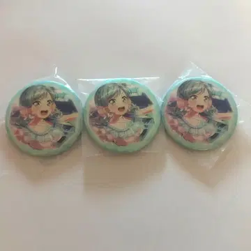 뱅드림 걸파 히카와 히나 캔뱃지 축광 가챠가챠