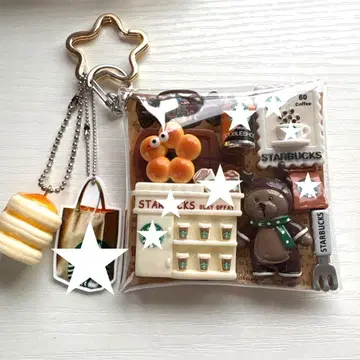 가챠 파우치 곰돌이 커피