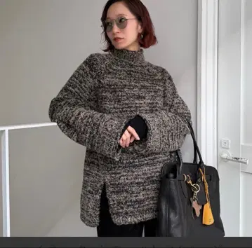 CFT. 하이넥 mix 몰 니트/베이지 mix