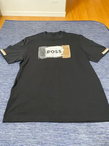 BOSS 그래픽 프린트 T셔츠 XL 블랙