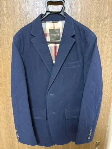 MACKINTOSH 네이비 퀼팅 블레이저