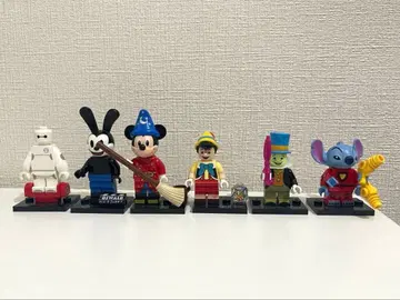 디즈니 100주년 기념 피규어 6체 세트