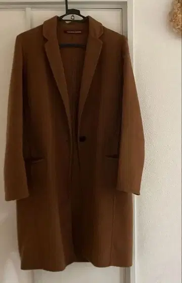 COMPTOIR DES COTONNIERS 브라운 체스터 코트 S 사이즈