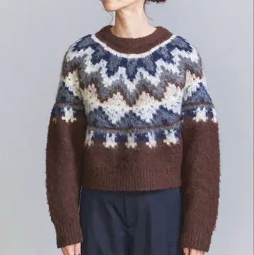 BEAUTY&YOUTH 노르딕 무늬 스웨터