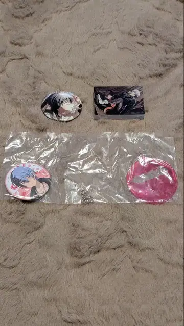 아오야기 토야 캔뱃지 아크릴 블록 세트