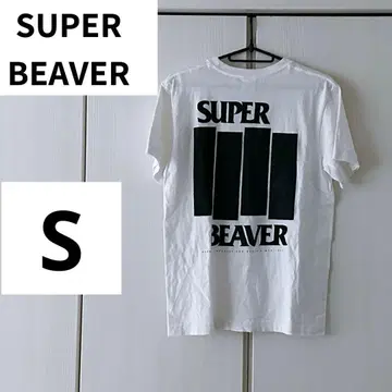 SUPER BEAVER 티셔츠 화이트 S 사이즈 슈퍼 비버
