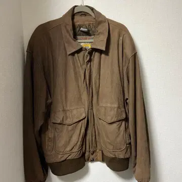 WILSONS 브라운 봄버 자켓 XL