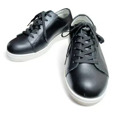 탑 드라이 블랙 합성 피혁 스니커즈 23cm