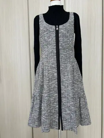 M's 그레이시 무릎 기장 트위드 원피스 새상품급