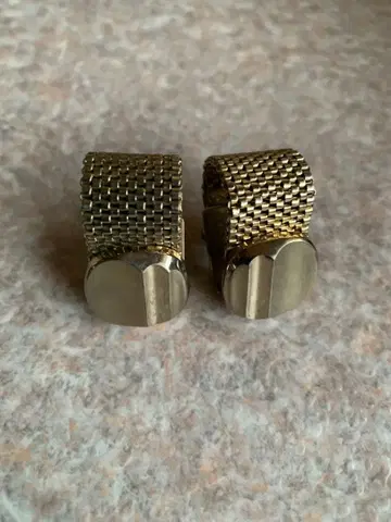 빈티지 커프스 단추 랩 어라운드