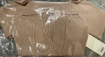 andmary bebe knit tops / pink beige