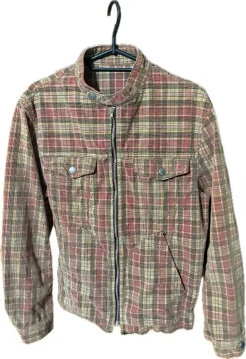 체크 무늬 캐주얼 자켓