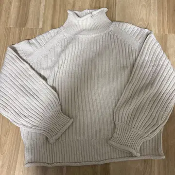 청키 니트 베이지