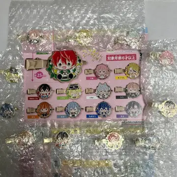 컬러풀 피치 메탈 헤어 클립 11종 컴프 세트