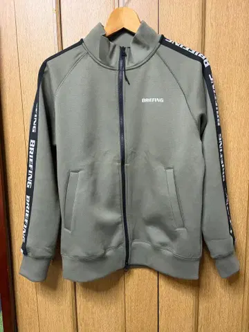 BRIEFING 브리핑 사이드 라인 로고 자켓