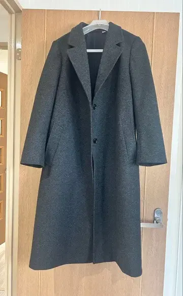 새상품급 GU 코지 멜톤 테일러드 코트