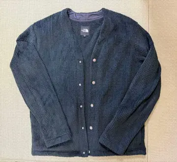 THE NORTH FACE 블랙 폴라테크 플리스 가디건 L