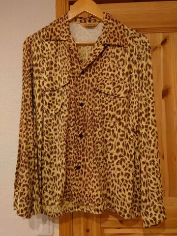 그루빈하이 Groovin High 레이온 셔츠 레오파드 M