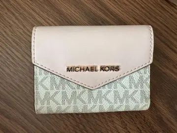 MICHAEL KORS 키케이스 화이트/핑크