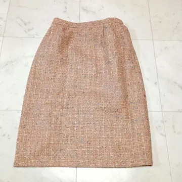 Leilian 레리안 트위드 타이트 스커트 일본제 9 핑크