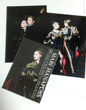 다카라즈카 하나소 마리 2L 사진과 엽서 3점