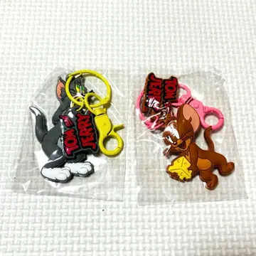 톰과 제리 톰제리 키링 마스코트 2점