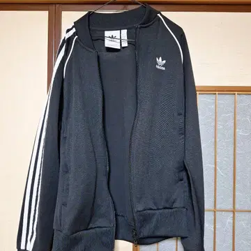 adidas 블랙 집업 저지