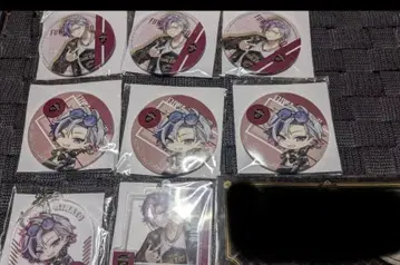 니지산지 후와 미나토 NBA 캔뱃지 키링 8점