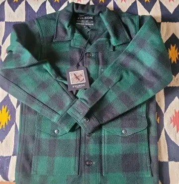 FILSON Mackinaw Cruiser XS 그린/블랙 체크