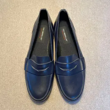 FOX UMBRELLAS 네이비 레인 로퍼 남성용 신발