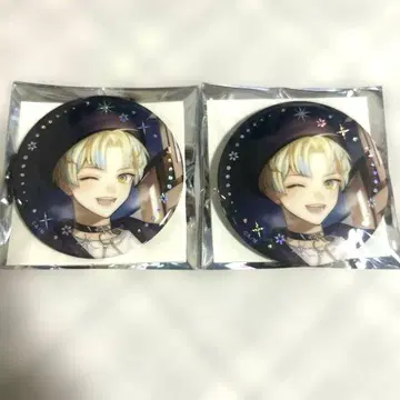 니지산지 윈터 데이트 2025 캔뱃지 히바치 마나 2개