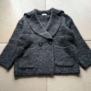 [RIVE DROITE] 보아라이크 가디건 차콜 그레이