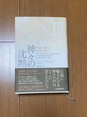 신들의 침묵: 의식의 탄생과 문명의 흥망성쇠