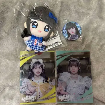 iLife! 카렌 최애 누이 캔뱃지 아이스 후쿠마루 우사 클리어 카드