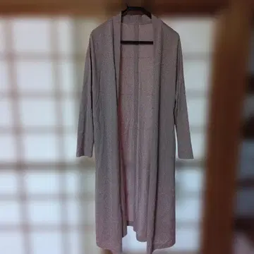 베이지 가디건 사이즈 F 코튼 100%