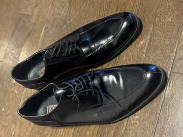 블랙 레이스업 비즈니스 슈즈 27.0 EEE