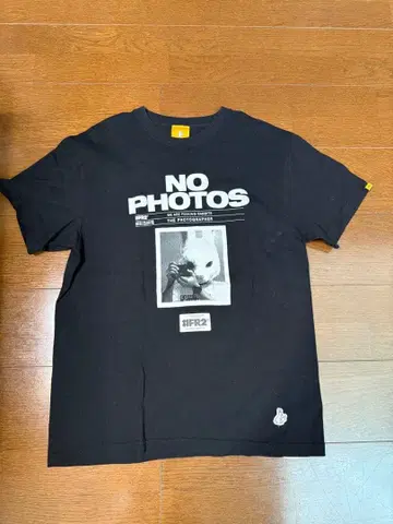 FR2 NO PHOTOS 블랙 티셔츠