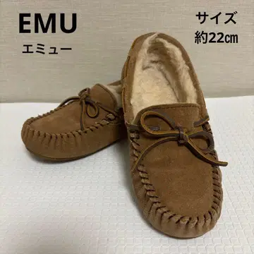 EMU 에뮤 브라운 스웨이드 모카신