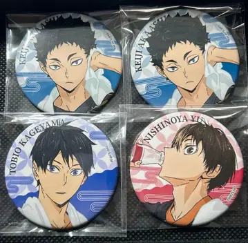 하이큐!! 극락탕 캔뱃지 세트