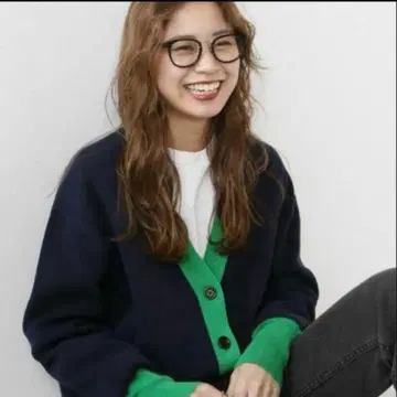 완판템/새상품급 저널 스탠다드 더블 니트 대비 가디건