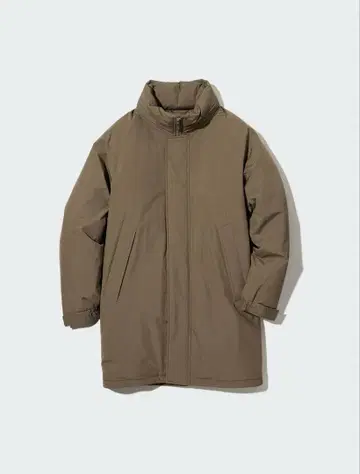 UNIQLO 패딩 코트 brown