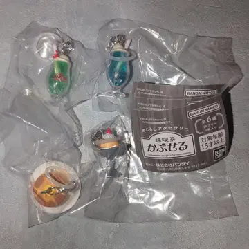 순수다방 캡슐 메지루시 액세서리 4종 가챠 멜론 크림 소다