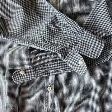 dunhill 체크 무늬 버튼 다운 셔츠