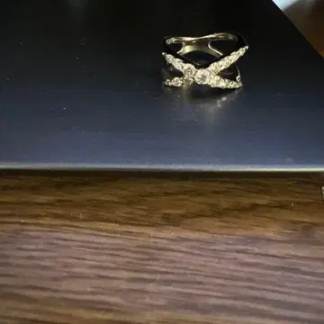 X자 반지 약 14.5 레어 오크 카시케이 네이키트 브라운 다이얼링