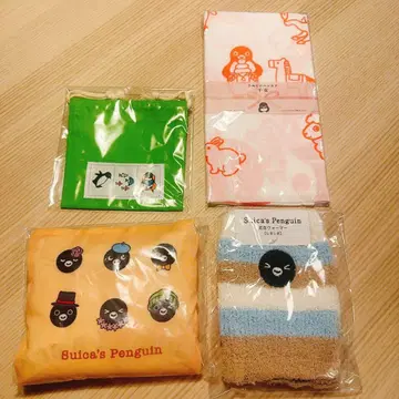Suica 펭귄 굿즈 (에코백, 발목 워머, 미니 복조리, 손수건)