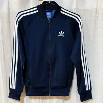 adidas 집업 저지 네이비