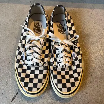 Vans 체크 무늬 오센틱