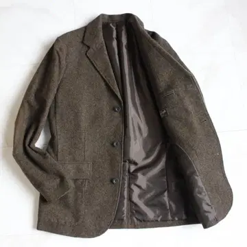 mont-bell 울 트래블 자켓 L 사이즈 카키 엘보 패치