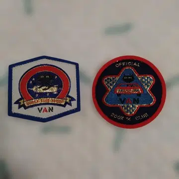 VAN 미사용 와펜 2점