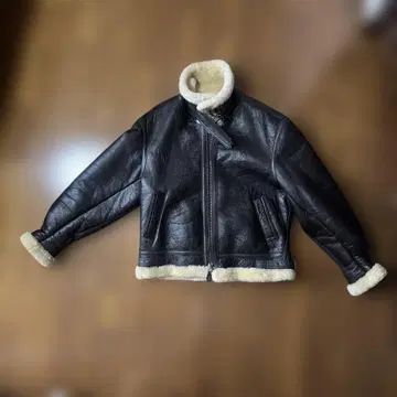 브라운 가죽 B-3 자켓 XL 사이즈